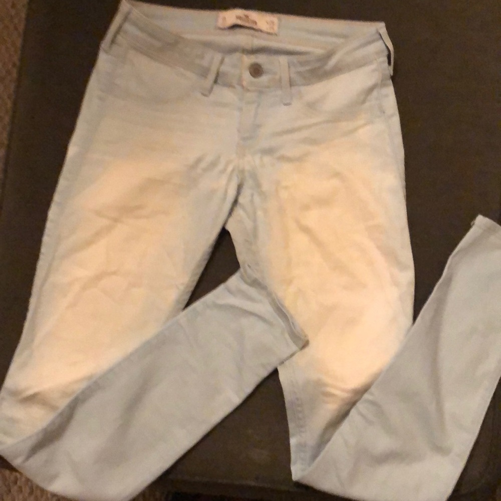 Hollister light wash skinny jeans